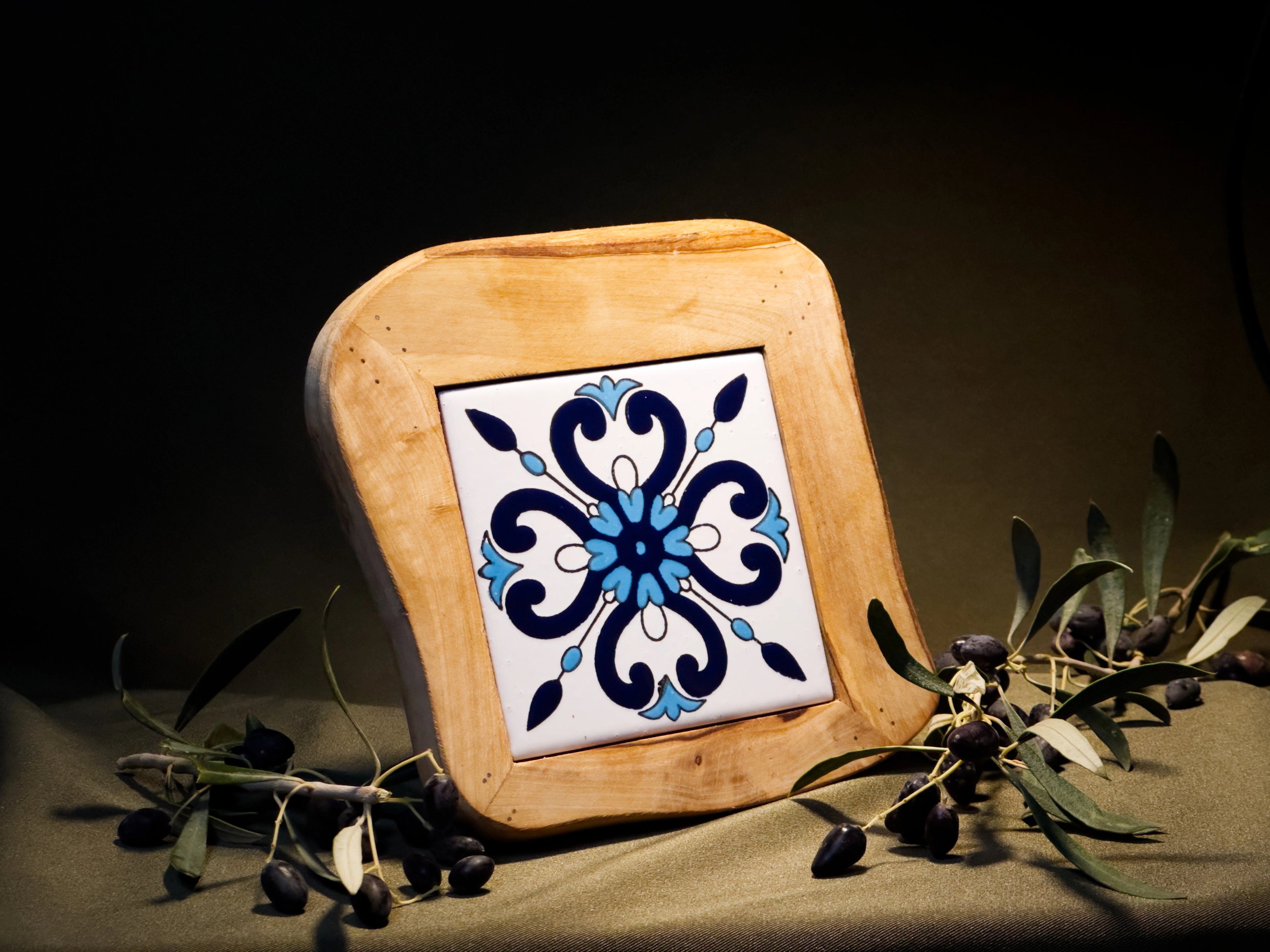 Sous-tasse ceramique naturelle 10x10 cm REF01