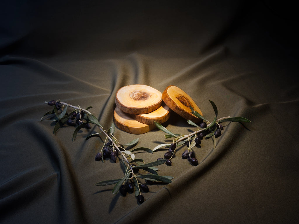 Sous-tasses rondes naturelles (set de 4)