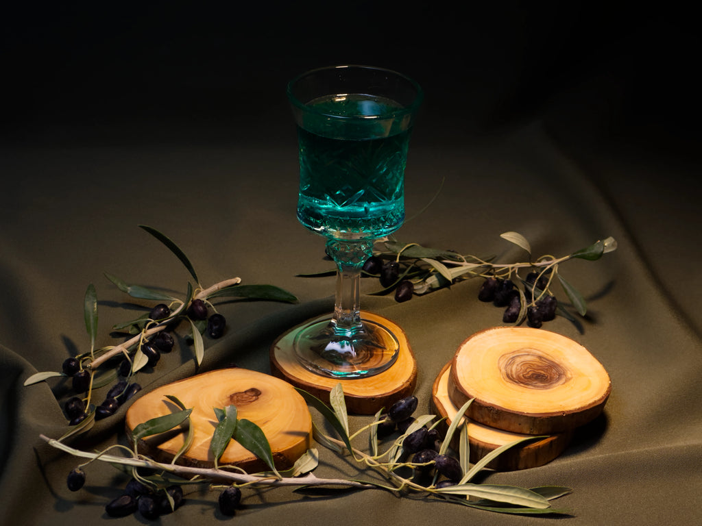 Sous-tasses rondes naturelles (set de 4)